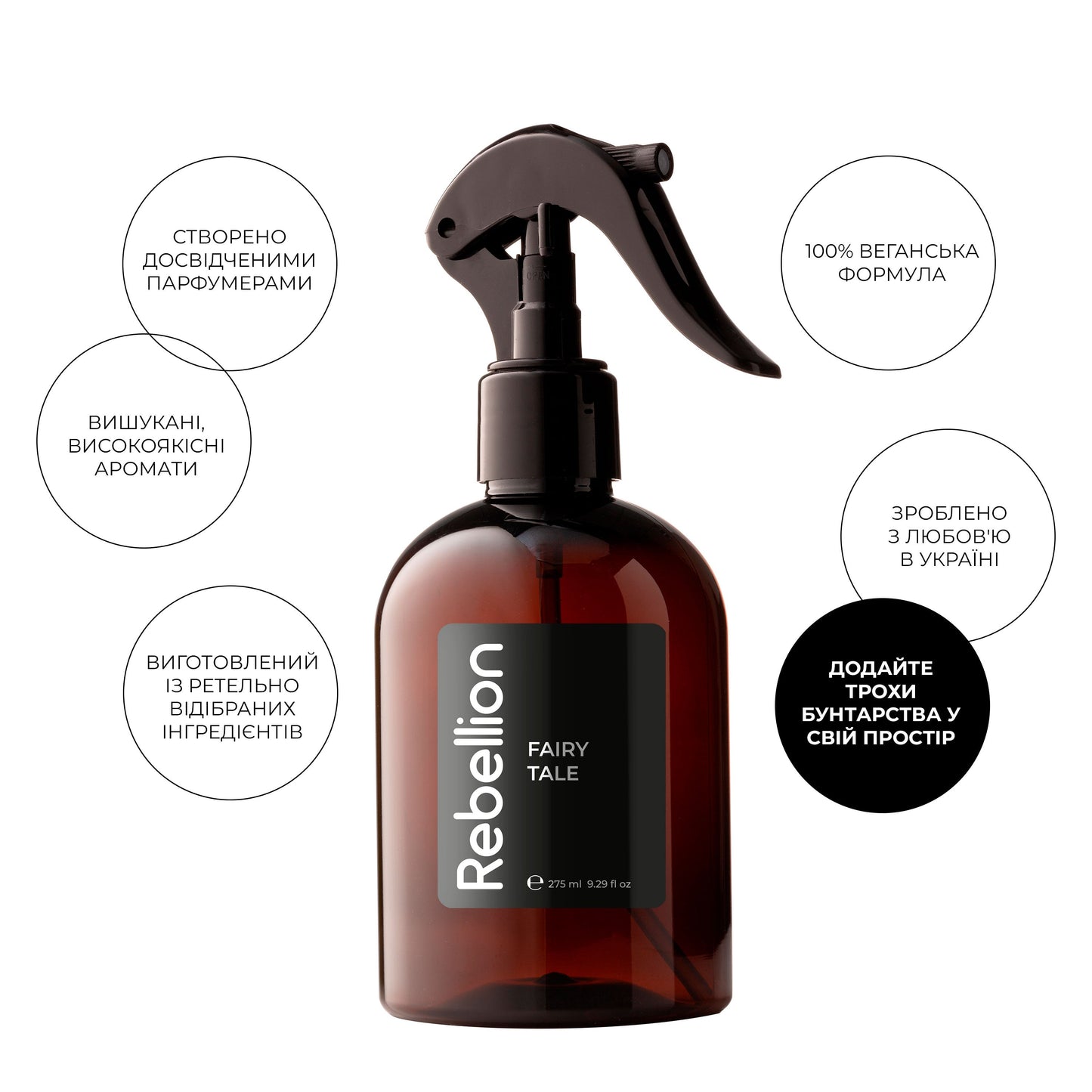 Ароматичний спрей для дому "Whiskey & jazz" від Rebellion