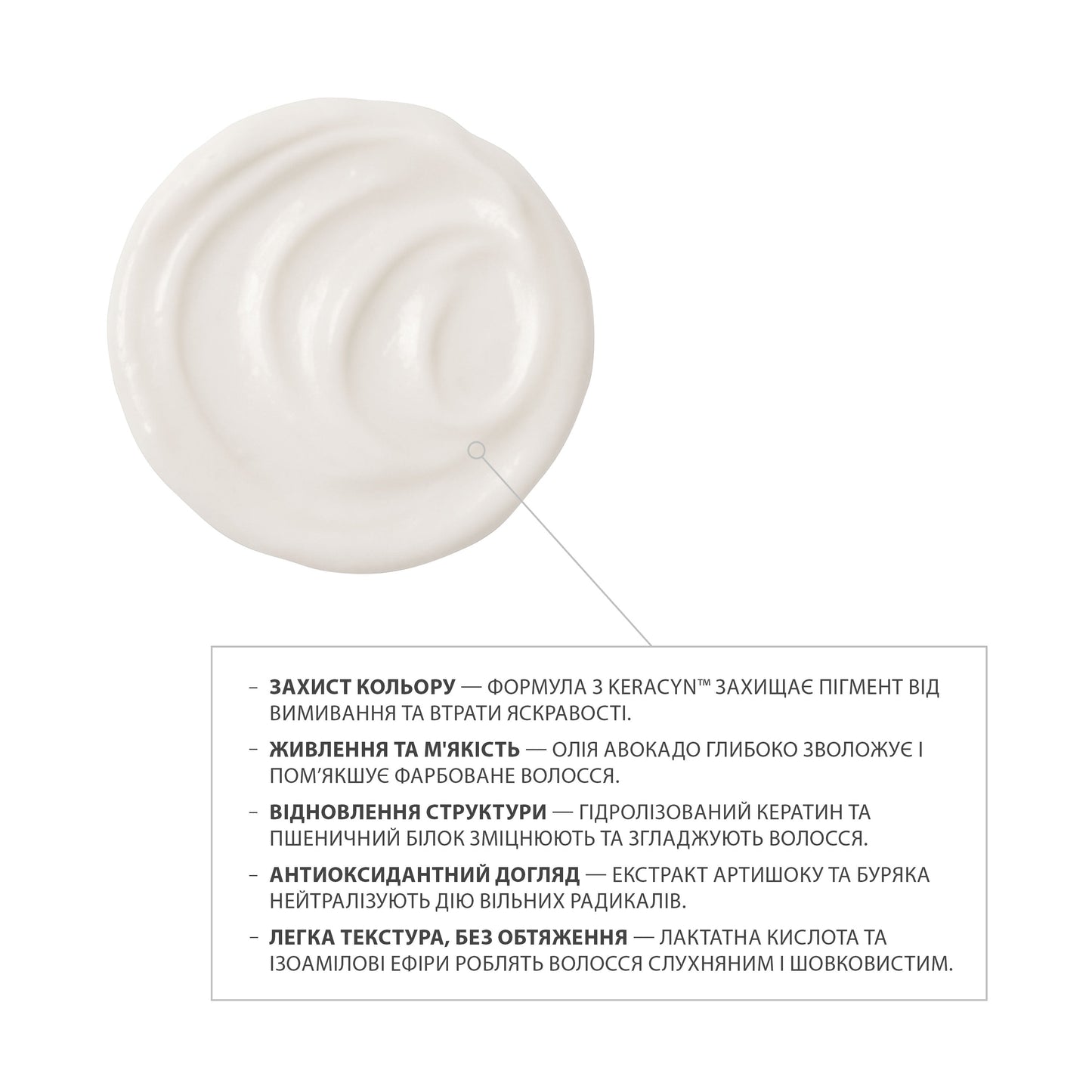 Крем для фарбованого волосся Manelle Рrofessional care - Avocado Oil & Keracyn™