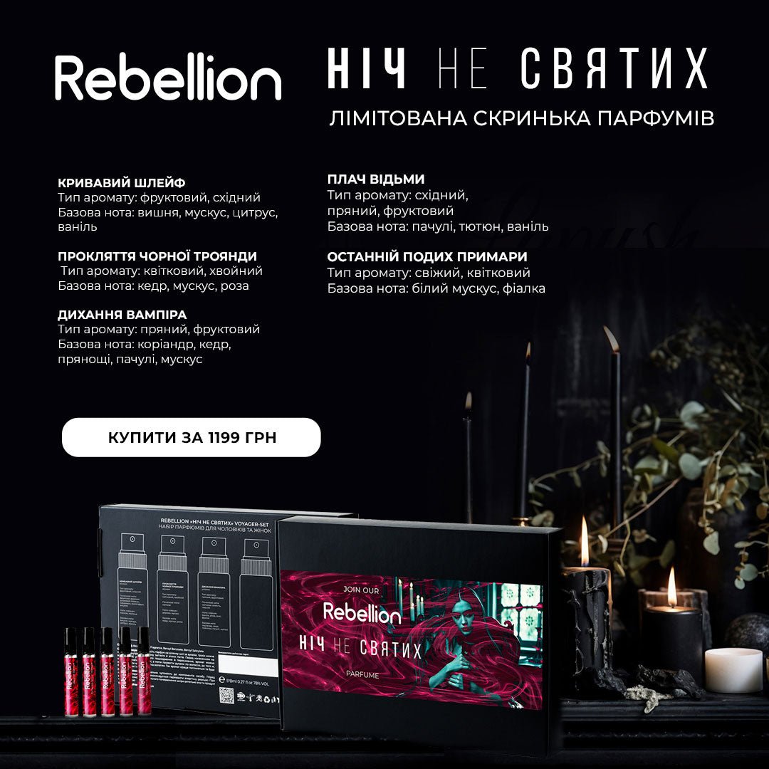 Набір ароматів "Ніч Не Святих" - Nutritive Cosmetics
