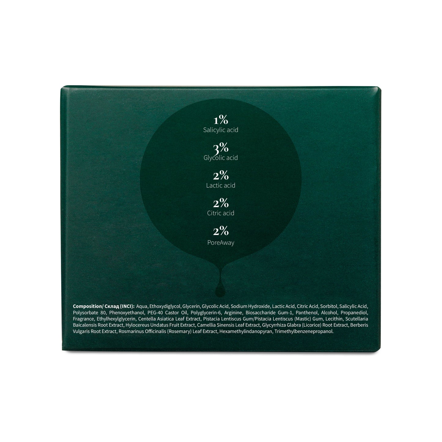 Пілінг-диски з АНА та ВНА кислотами для обличчя BIONO