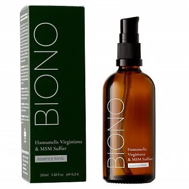 Тонік-есенція з гідролатом гамамелісу та органічною сіркою від BIONO