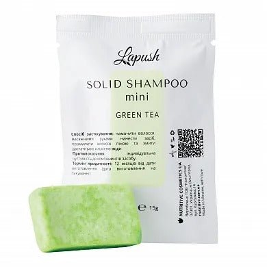 Твердий шампунь Green Tea від Lapush