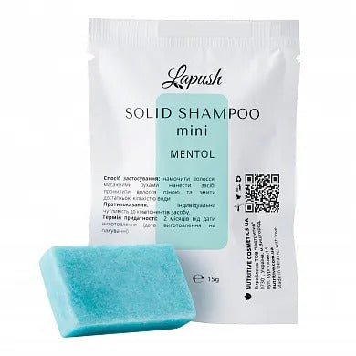 Твердий шампунь Mentol від Lapush