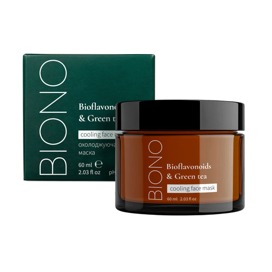 Охолоджуюча маска «Bioflavonoids & Green tea» BIONO - Nutritive Cosmetics